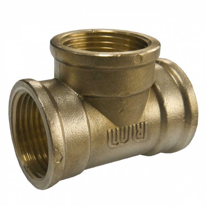 Trójnik gwintowany mosiężny